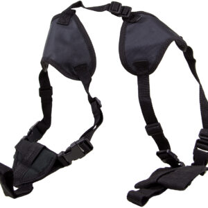 Bulldog Deluxe Shoulder Holster 2″-3″ Barrel Black Ambi