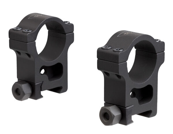 83601 Trijicon AC22011 30mm Extra High Riflescope Rings — Black