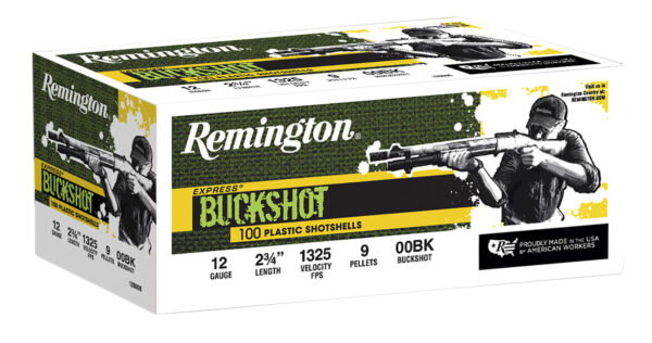 83604 Remington Express Buckshot 12ga 2.75″ #00 Buck