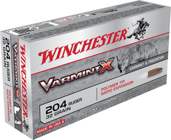 Winchester Varmint X .204 Ruger 32gr Polymer Tip 20rd