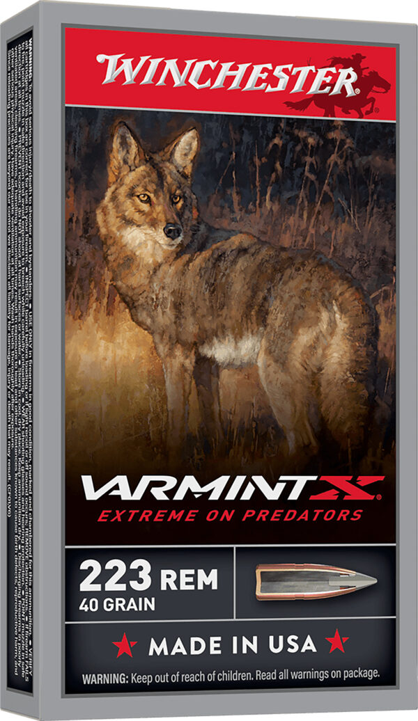 84060 Winchester Varmint X .223 Rem 40gr Polymer Tip 20rd Box