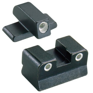 Trijicon 600049 Bright & Tough Night Sights  Green/Tritium White Outline Front Sight-Green/Tritium White Outline Rear Sight Beretta 92A1/96A1