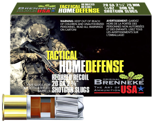 85100 Brenneke Tactical THD Slug 20 ga. 2.75 in. 3/4 oz. 5rd
