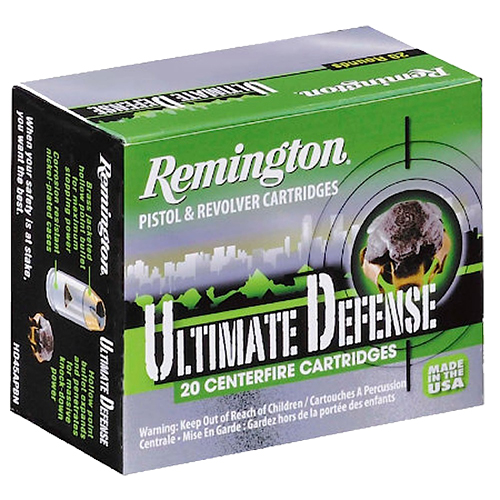 Remington Ultimate Defense .40 S&W 165 gr BJHP 20rd