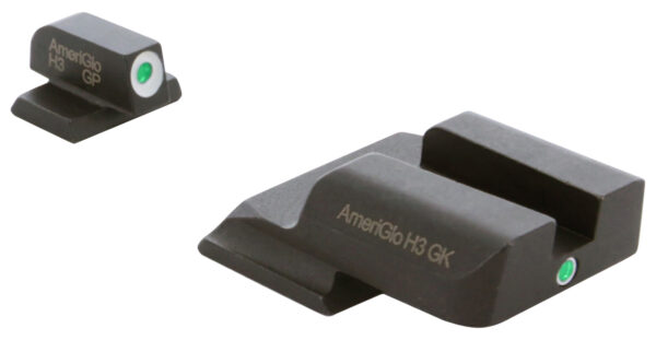 AmeriGlo SW141 i-Dot Green Tritium Sights for S&W M&P Shield