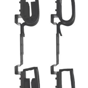 Rugged Gear 10065 Screw Mount Double Hook — Holds 2