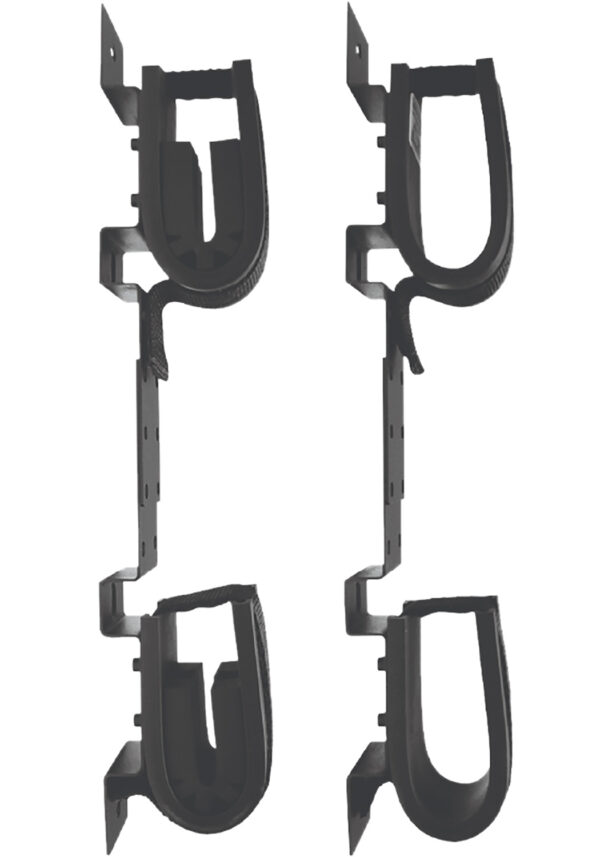 85651 Rugged Gear 10065 Screw Mount Double Hook — Holds 2