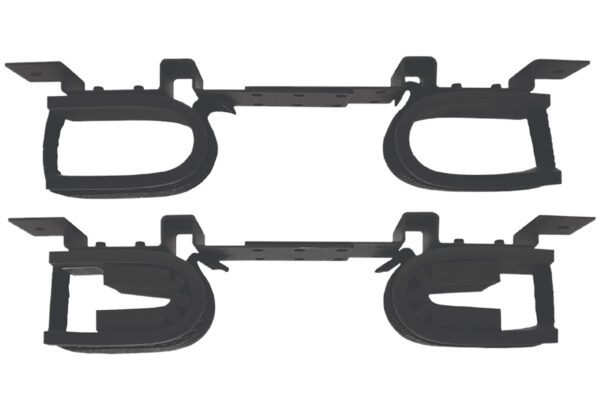 85652 Rugged Gear 10075 Overhead Gun Rack, Black Steel, Holds 2