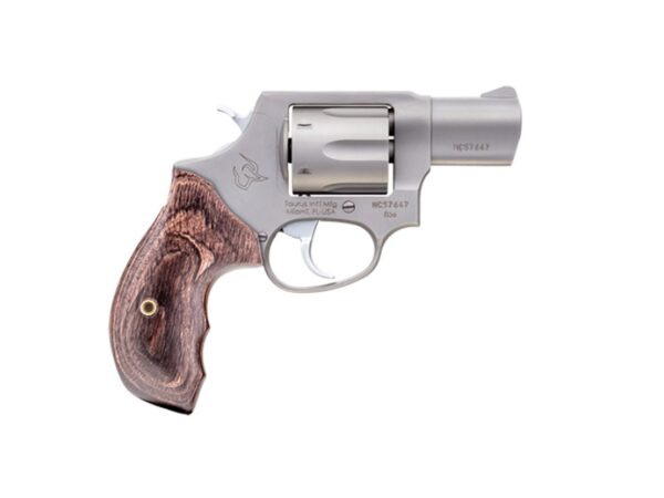856wf698 Taurus 856 2″ Stainless 6-Round Walnut Grips