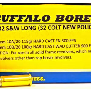 Buffalo Bore 10A20 .32 S&W Long 115 gr HCFN 20/box