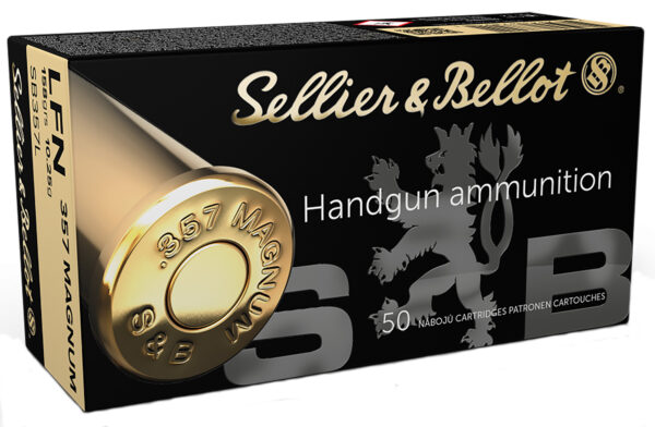 Pistol and revolver cartridges Sellier & Bellot SB357L .357 Magnum 158gr LFN 50rd Box