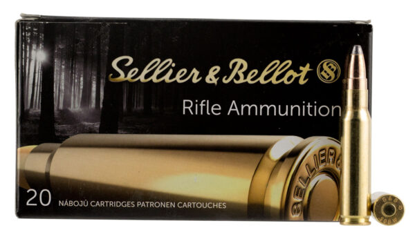 86292 Sellier & Bellot SB308F Rifle 308Win 180gr Soft Point Cut Through Edge 20 Per Box/25 Case