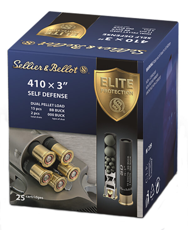 Sellier & Bellot .410 Bore 3″ 000 Buckshot 25rd Box