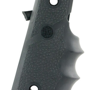 Hogue P-14 Rubber Grips, Finger Grooves, Black