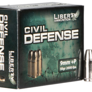 Liberty Civil Defense 9mm +P 50gr 20rd