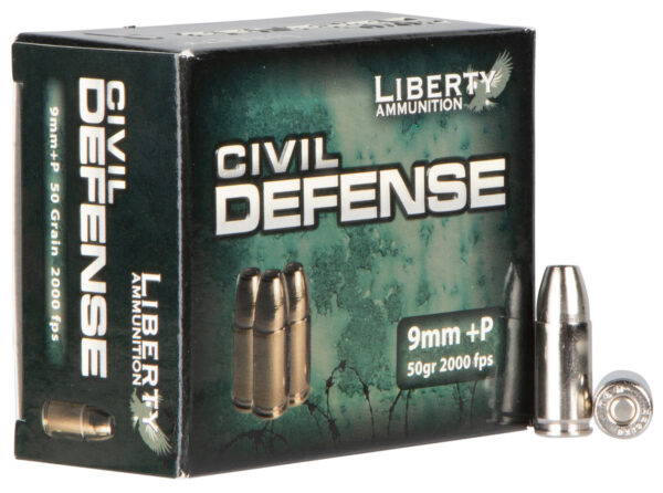 86374 Liberty Civil Defense 9mm +P 50gr 20rd