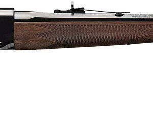 Winchester Guns 524100104 Model 1885 Low Wall Hunter 22 WMR 1rd 24″ Octagon Barrel Brushed Polish Blued Rec Satin Walnut Fixed Pistol Grip Stock Right Hand (Full Size)
