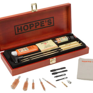 Hoppes Deluxe Gun Cleaning Kit – Wood Case