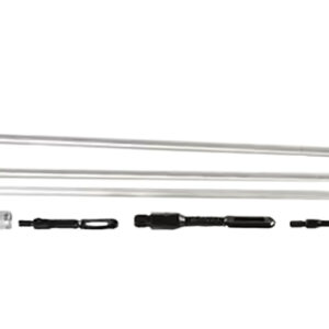 Hoppes 3-Piece Stainless Steel Cleaning Rod — .22 Cal & Up