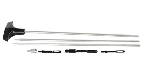87269 Hoppes 3-Piece Stainless Steel Cleaning Rod — .22 Cal & Up