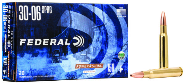 8743-1 Federal Power-Shok .30-06 150gr Copper Hollow Point 20rd
