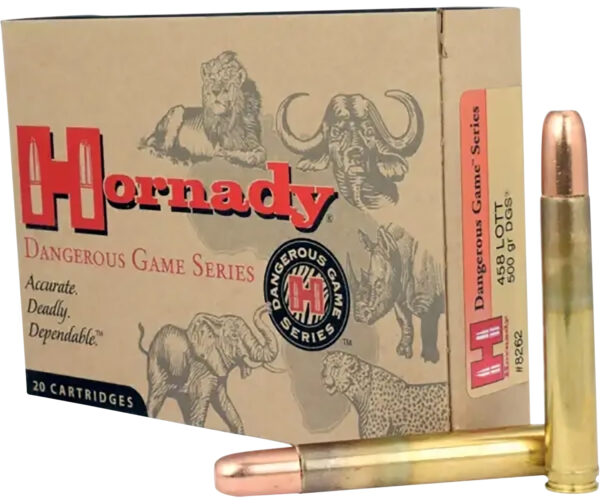87657 Hornady Dangerous Game .458 Lott 500 gr — 20rd Box