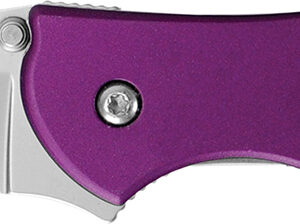 Kershaw Leek 1660PUR 3″ Drop Point Knife – Purple Handle