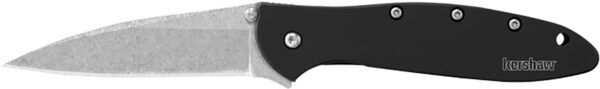 88084 Kershaw Leek 3-inch Stonewashed Drop-Point Folding Knife