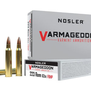 Nosler Varmageddon 223 Rem 62 gr FBHP, 20 rd