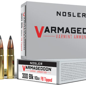 Nosler Varmageddon .300 AAC Blackout 110 gr VG FBT 20rd