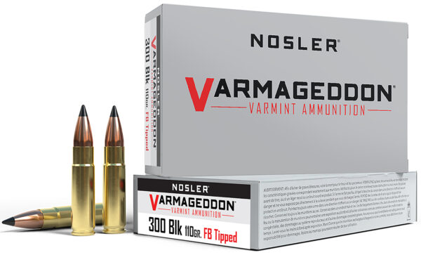 Nosler Varmageddon .300 AAC Blackout 110 gr VG FBT 20rd