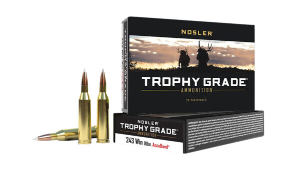 88226 Nosler Trophy Grade .243 Win 90gr AccuBond 20rd