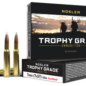 Nosler Trophy Grade 7x57mm Mauser 140 gr AccuBond, 20/Box