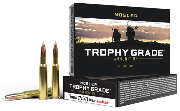 Nosler Trophy Grade 7x57mm Mauser 140 gr AccuBond, 20/Box