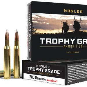 Nosler Trophy Grade .280 Rem 140 gr AccuBond – 20 rd Box
