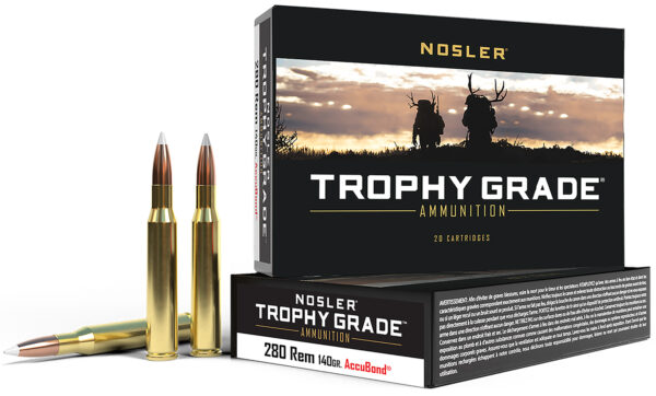 88229 Nosler Trophy Grade .280 Rem 140 gr AccuBond – 20 rd Box