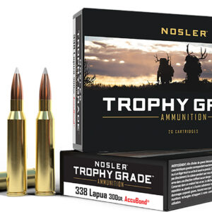 Nosler Trophy Grade .338 Lapua Mag 300 gr AccuBond – 20rd