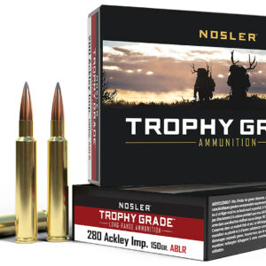 Nosler .280 Ackley Improved 150 gr AccuBond-LR, 20/Box