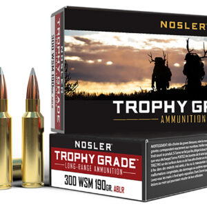 Nosler Trophy Grade Long-Range .300 WSM 190 gr, 20rd Box