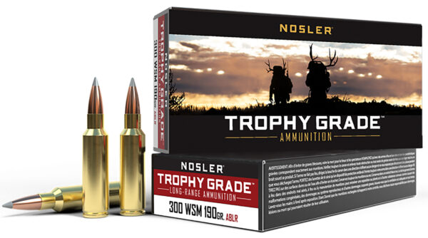 Nosler Trophy Grade Long-Range .300 WSM 190 gr, 20rd Box