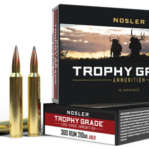 Nosler Trophy Grade Long-Range .300 RUM 210gr AccuBond LR, 20/Box