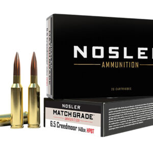 Nosler Match Grade 6.5 Creedmoor 140 gr HPBT – 20rd