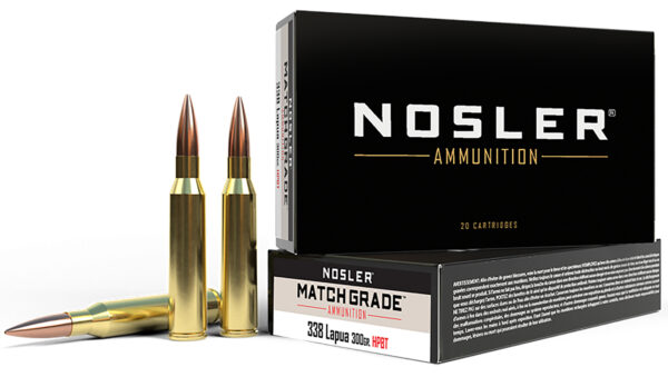 Nosler Match .338 Lapua Magnum 300gr HPBT – 20rd