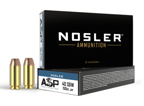 88257 Nosler ASP .40 S&W 150 gr JHP 50rd