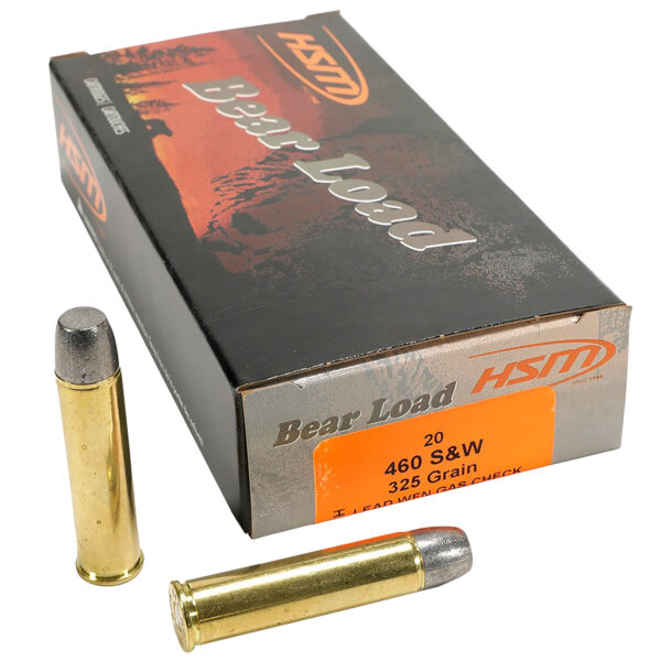 89763 HSM Bear Load 460 S&W Magnum 325 gr WFN – 20 rd