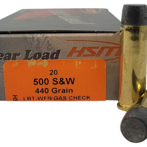 HSM Bear Load .500 S&W Magnum 440 gr WFN – 20rd