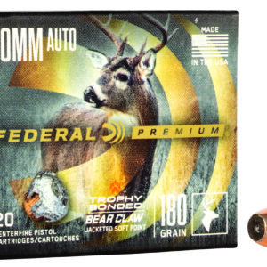 Federal Premium P10T1 10mm 180 gr Trophy Bonded JSP 20rd