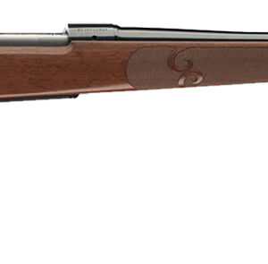 Winchester Guns 535200229 Model 70 Featherweight 264 Win Mag 3+1 Cap 24″ Brushed Polish Blued Rec/Barrel Satin Walnut Fixed with Feather Checkering Stock Right Hand with MOA Trigger System (Full Size)