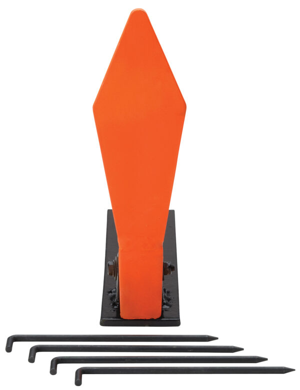 Champion 44886 .22 Diamond Pop-Up Target, Orange Steel