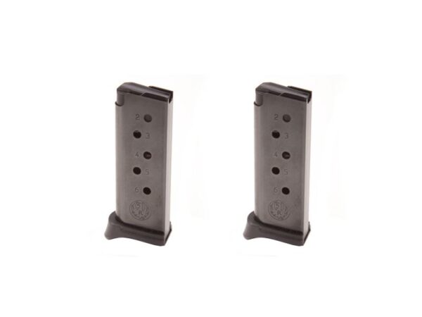 90643 Ruger LCP 6rd .380 ACP Magazine 2-Pack — Blued Steel